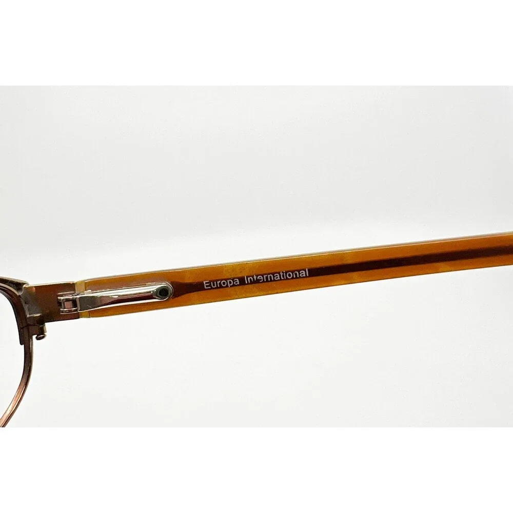 Scott Harris 225 Col.01 Europa International Brown Eyeglasses Frames Women
